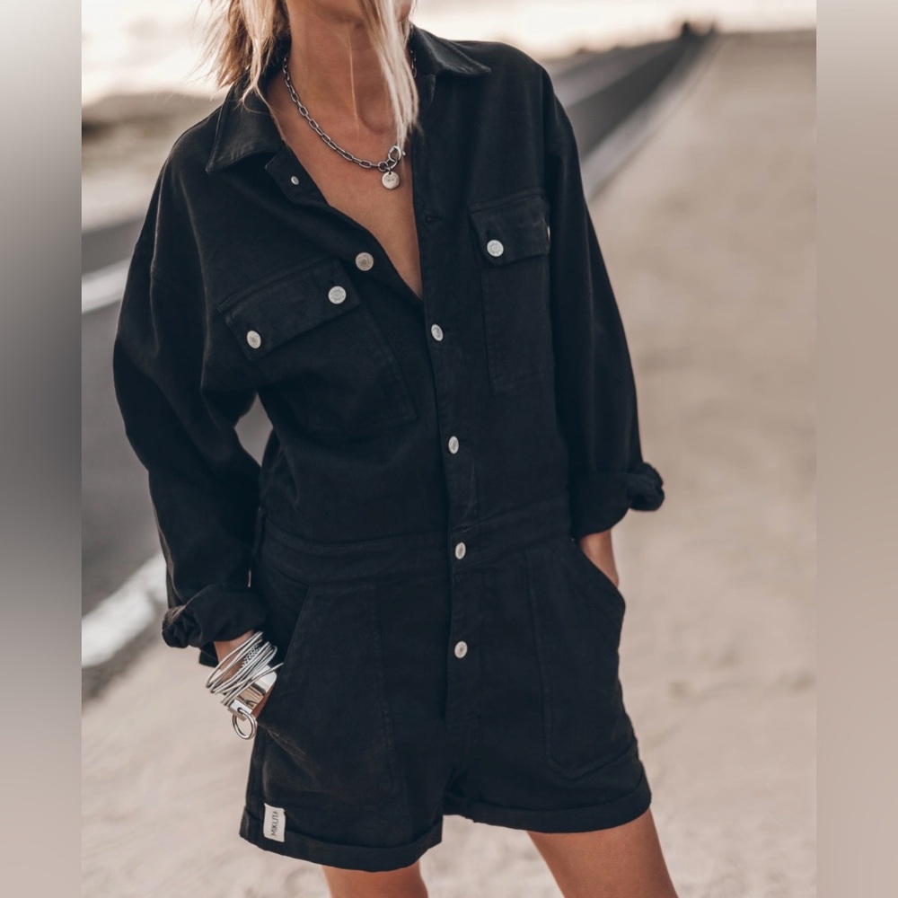 The Charcoal Short Jumpsuit